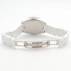 Chanel Watch Silver Ceramic Diamond — view 4