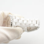 Chanel Watch Silver Ceramic Diamond — view 8