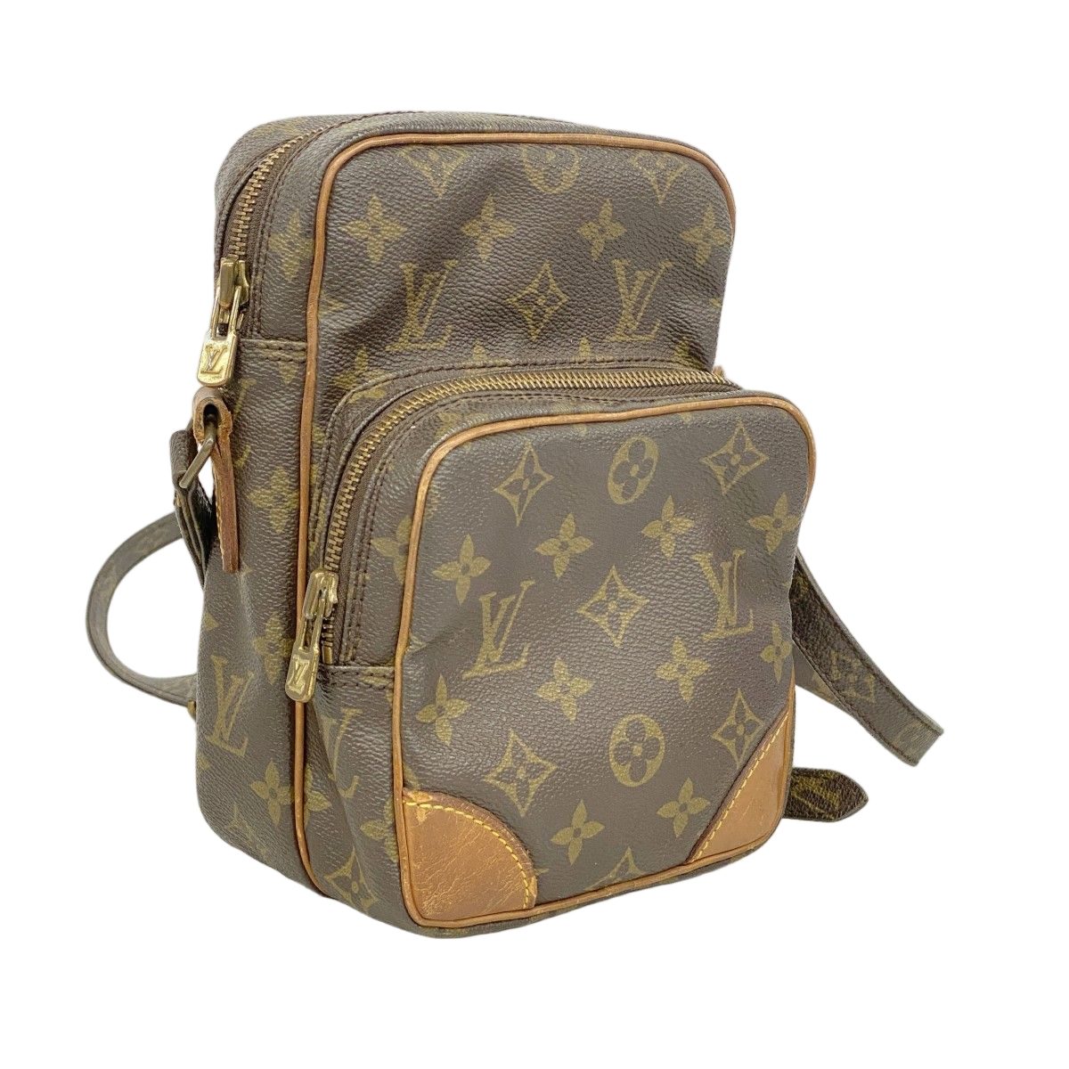 Louis Vuitton Shoulder Bag Monogram Amazon Brown — view 2