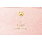 Gucci Mini Wallet Fold Over Flora Limited Edition Canvas Rose — view 5