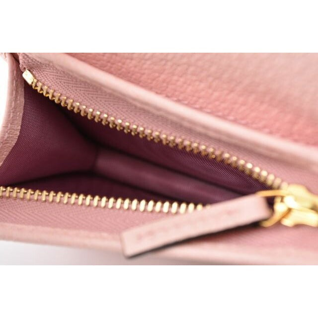 Gucci Mini Wallet Fold Over Flora Limited Edition Canvas Rose — view 6
