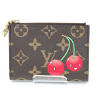 Louis Vuitton LV TM Portefeuille Lisa Monogram Cherry Bifold Brown Multicolor