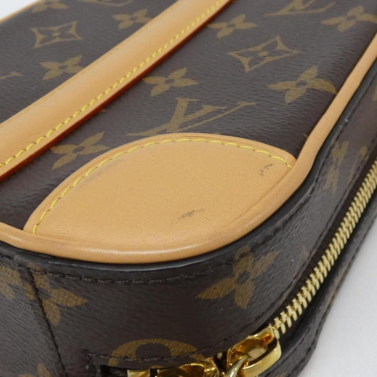 Louis Vuitton Monogram Varisette Vertical Bag Brown Marron — view 3