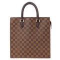 Louis Vuitton Tote Damier Canvas Venice PM Brown Handbag to School Adult