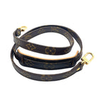 Louis Vuitton Monogram Brown Shoulder Strap Gold — view 2