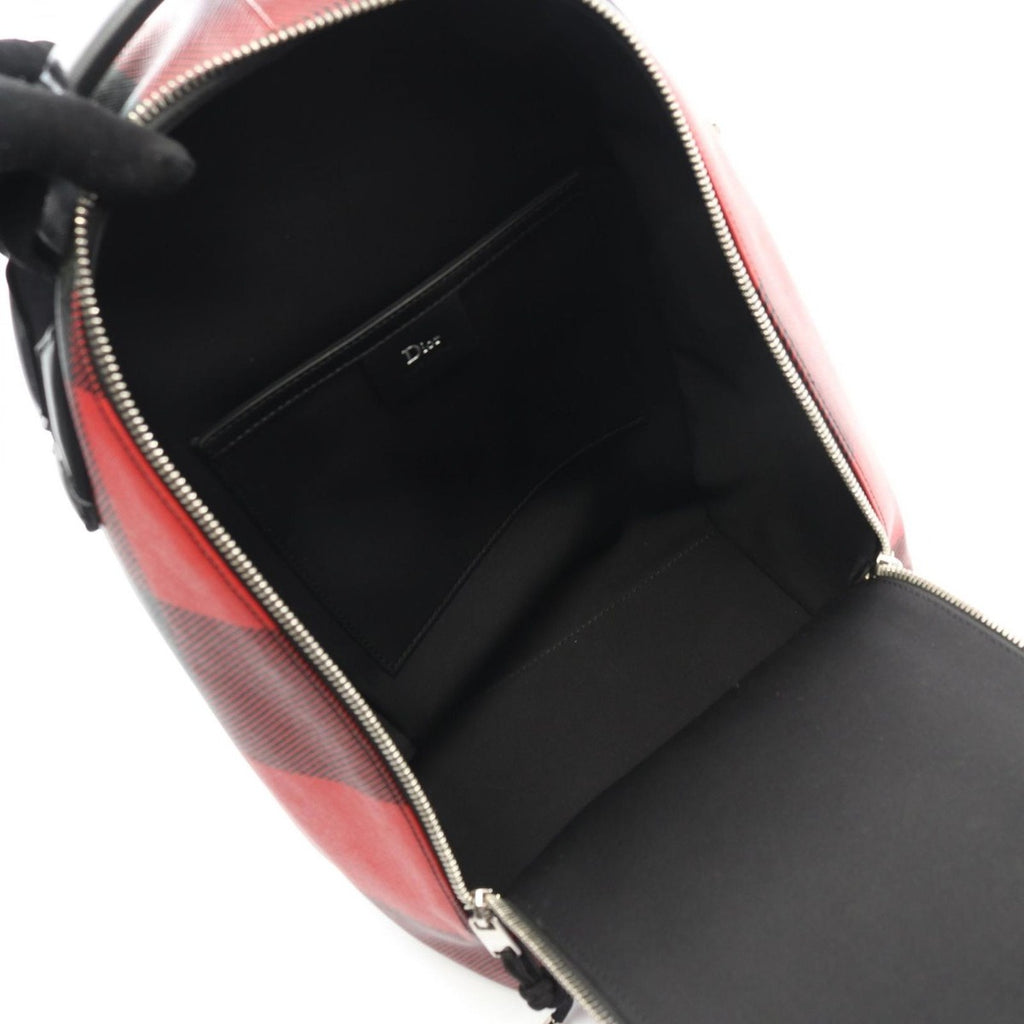 Dior Waist Bag Red Black Canvas Leather Homme — view 3