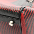 Dior Waist Bag Red Black Canvas Leather Homme — view 5