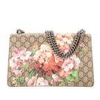 Gucci Blooms Dionysus Beige Burgundy Supreme Canvas Shoulder Bag — view 5