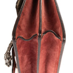 Gucci Blooms Dionysus Beige Burgundy Supreme Canvas Shoulder Bag — view 8