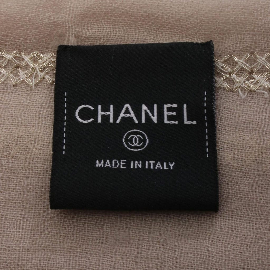 Chanel Shawl CC Logo Cashmere — view 2