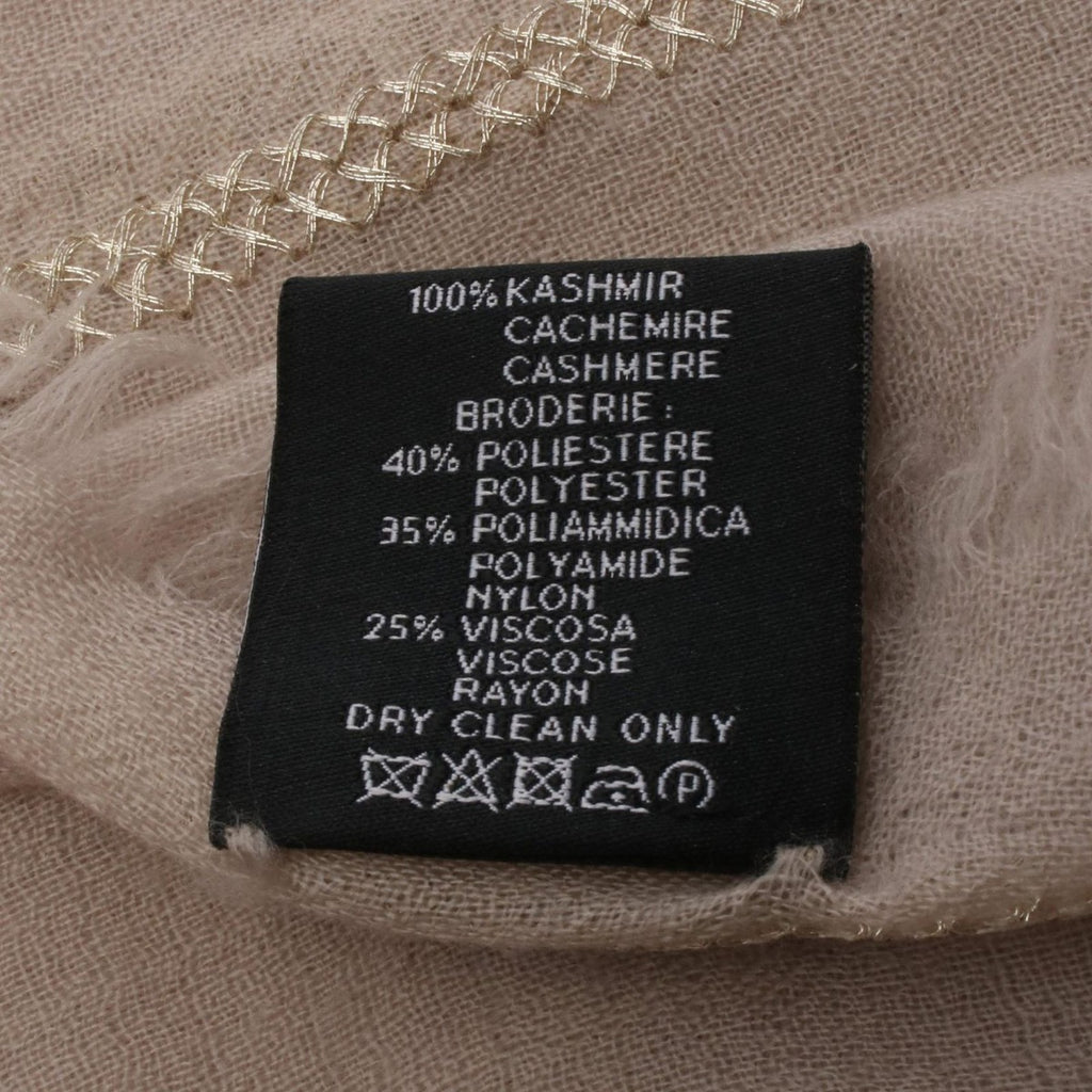 Chanel Shawl CC Logo Cashmere — view 3