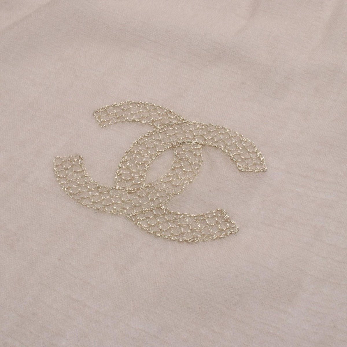 Chanel Shawl CC Logo Cashmere — view 8