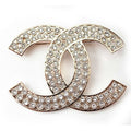 Chanel Brooch Pin Rhinestone