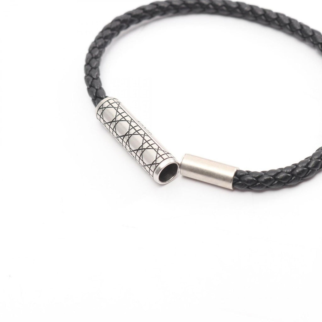 Dior Bracelet Cannage Leather Stainless Steel — view 3