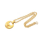 Chanel Necklace CC Logo — view 3