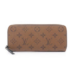 Louis Vuitton Round Wallet Portefeuille Clemence Canvas