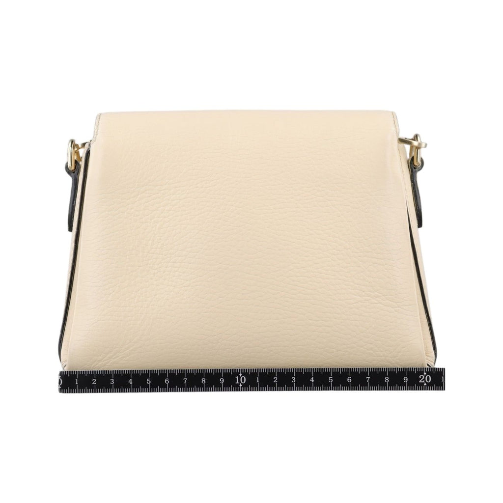 Gucci Interlocking Ivory Leather Shoulder — view 2