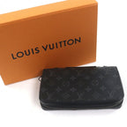 Louis Vuitton Zippy XL Monogram Eclipse Canvas Zip Around Wallet Organizer Black — view 2