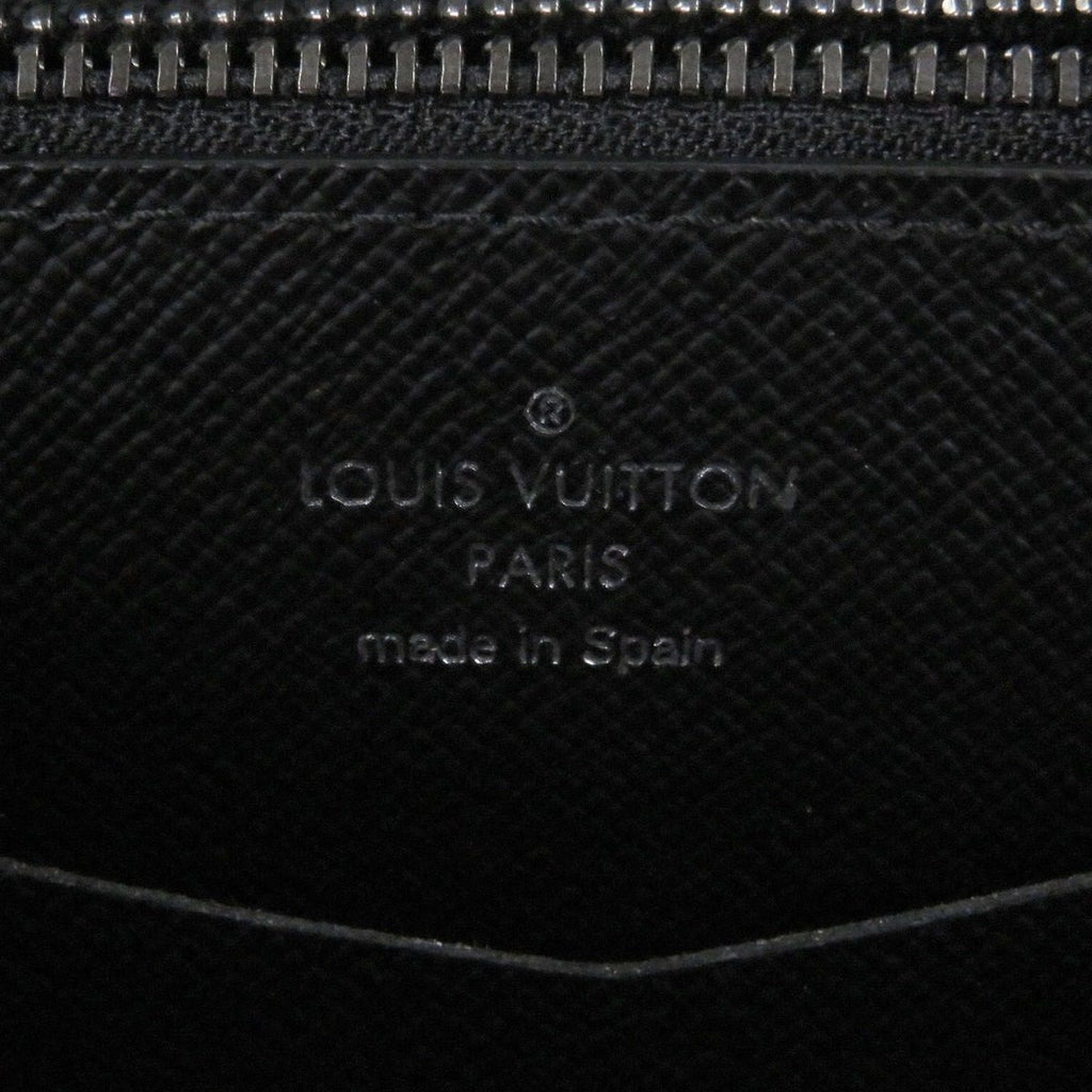 Louis Vuitton Zippy XL Monogram Eclipse Canvas Zip Around Wallet Organizer Black — view 8