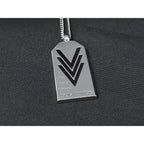 Louis Vuitton Necklace Triple Silver Metal — view 3