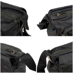 Prada Triangle Logo Cross Black Nero Tessuto Shoulder Bag — view 6