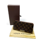 Louis Vuitton Monogram Portefeuille Antholite Brown Wallet