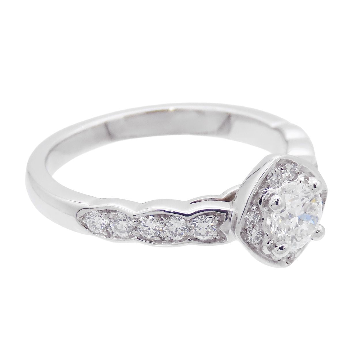 Chanel Coco Crush Ring Platinum Diamond Engagement D — view 4