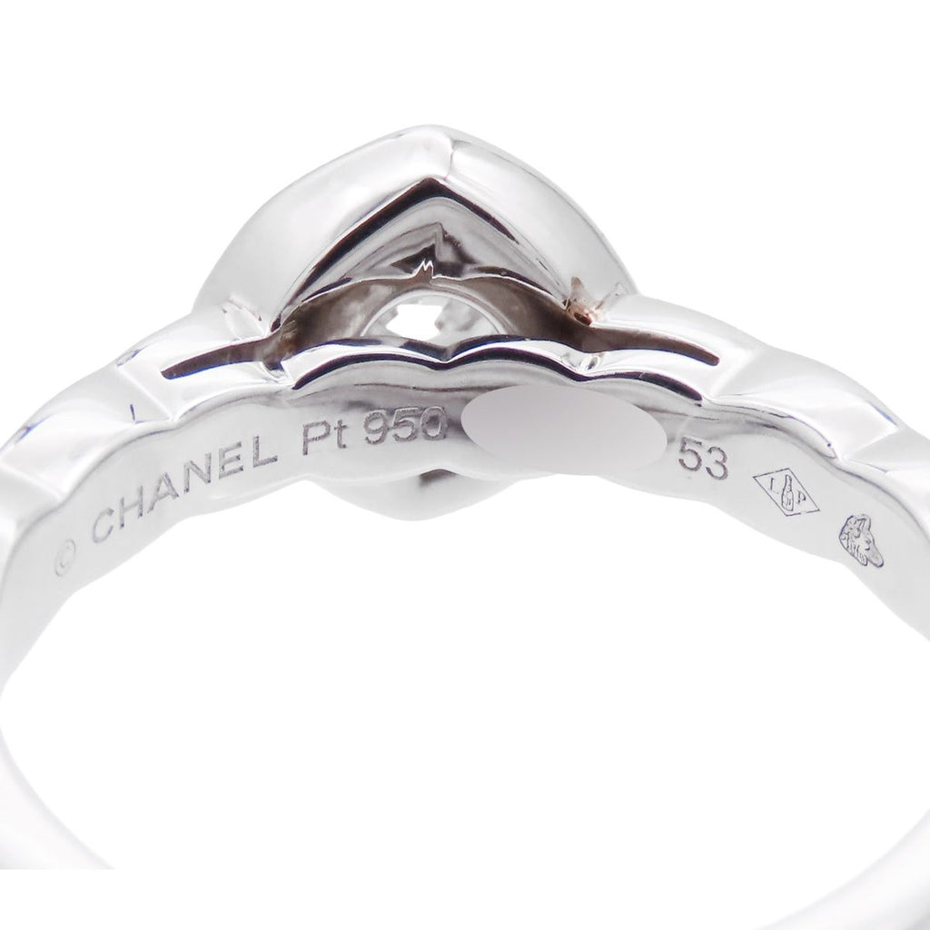 Chanel Coco Crush Ring Platinum Diamond Engagement D — view 6