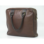 Louis Vuitton Euron Utah Leather Business Bag Handbag Cafe Brown — view 2