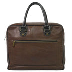 Louis Vuitton Euron Utah Leather Business Bag Handbag Cafe Brown