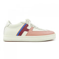 Hermes Boomerang Sneakers White 38 Pink Red Blue