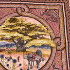 Hermes Carre 90 Under the Cedar Sous le Cedre Silk Scarf Pink — view 5