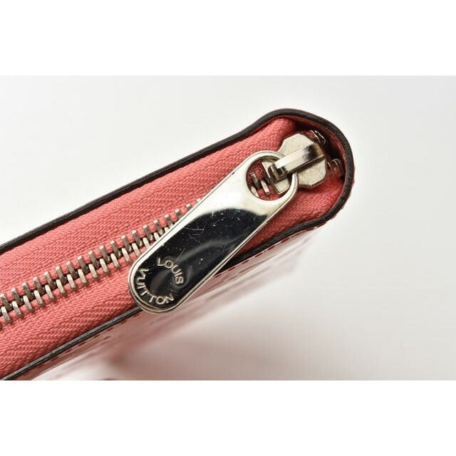 Louis Vuitton Wallet Round Zipper Vernis Rose Rich — view 4