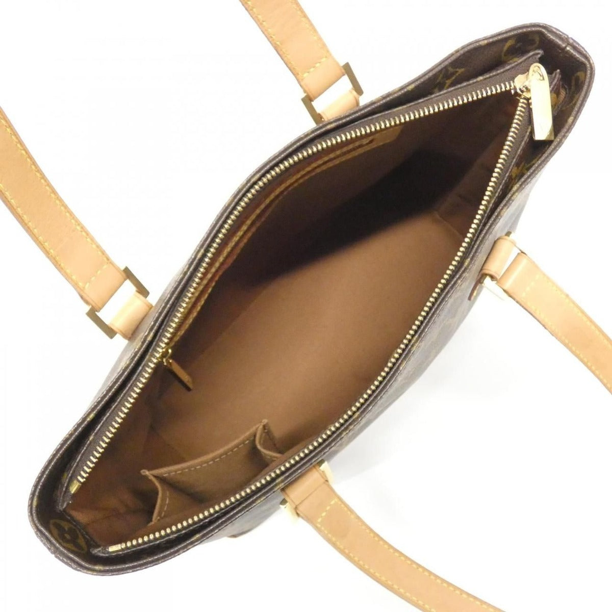 Louis Vuitton Monogram Cabas Piano Bag Brown Marron — view 7