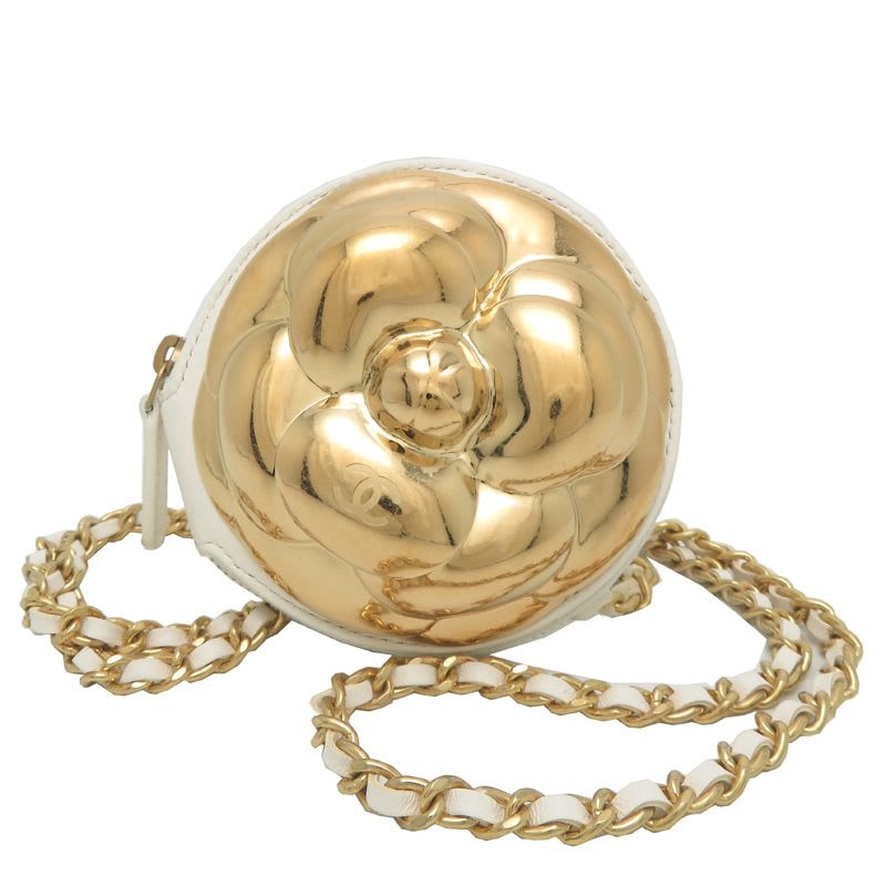 Chanel Shoulder Bag Camellia Chain Ap3089