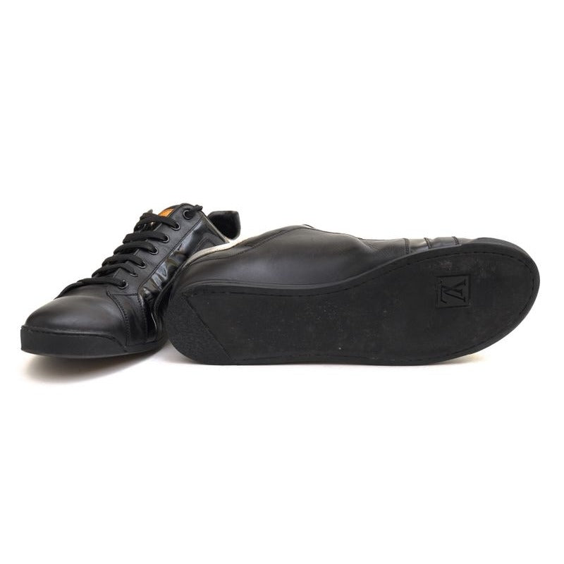 Louis Vuitton Shoes Sneakers Low Cut Leather Black — view 7