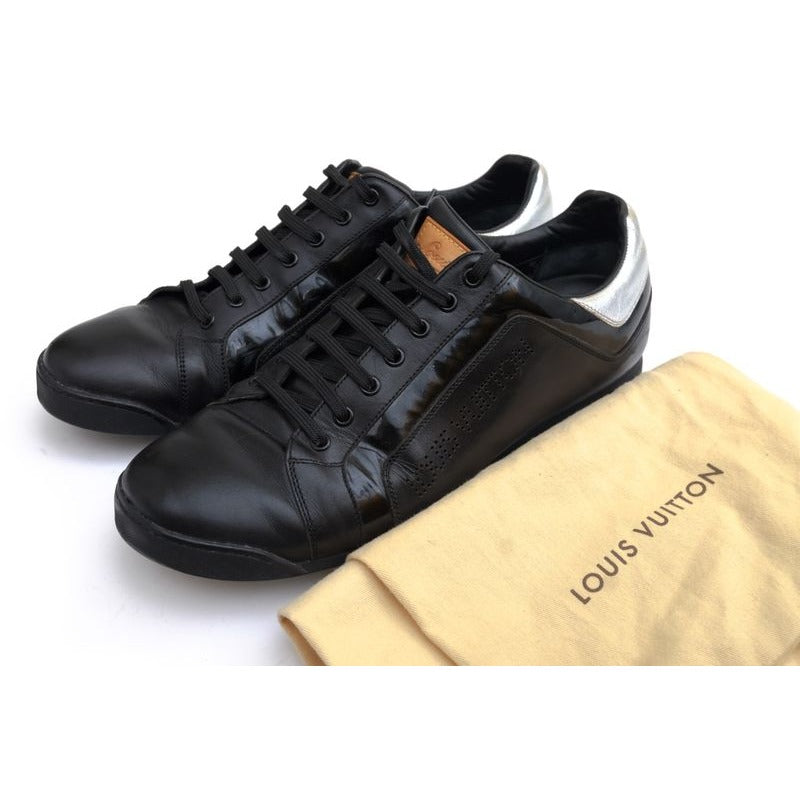 Louis Vuitton Shoes Sneakers Low Cut Leather Black — view 9