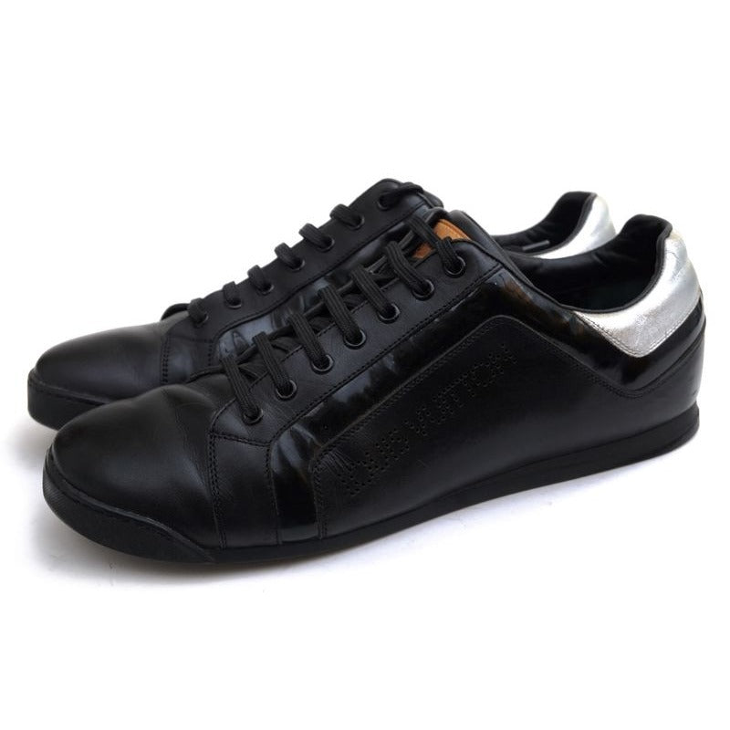 Louis Vuitton Shoes Sneakers Low Cut Leather Black