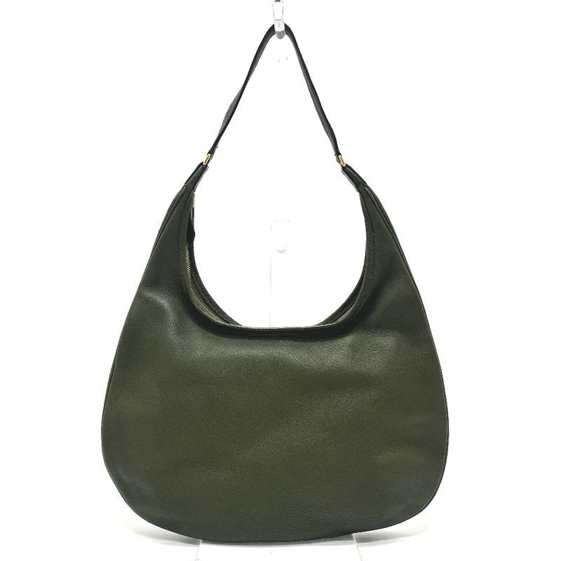 Hermes Handbag Gao Leather Khaki