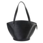 Louis Vuitton Epi Saint Jacques Shopping Tote Bag Leather Noir Black