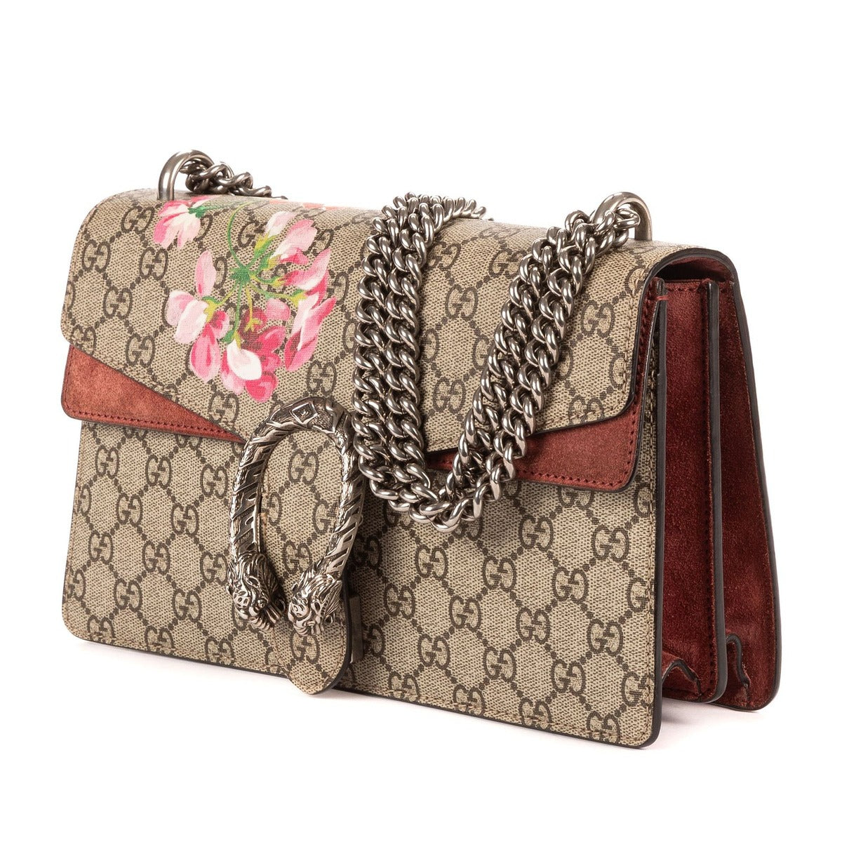 Gucci Blooms Dionysus Beige Burgundy Supreme Canvas — view 2