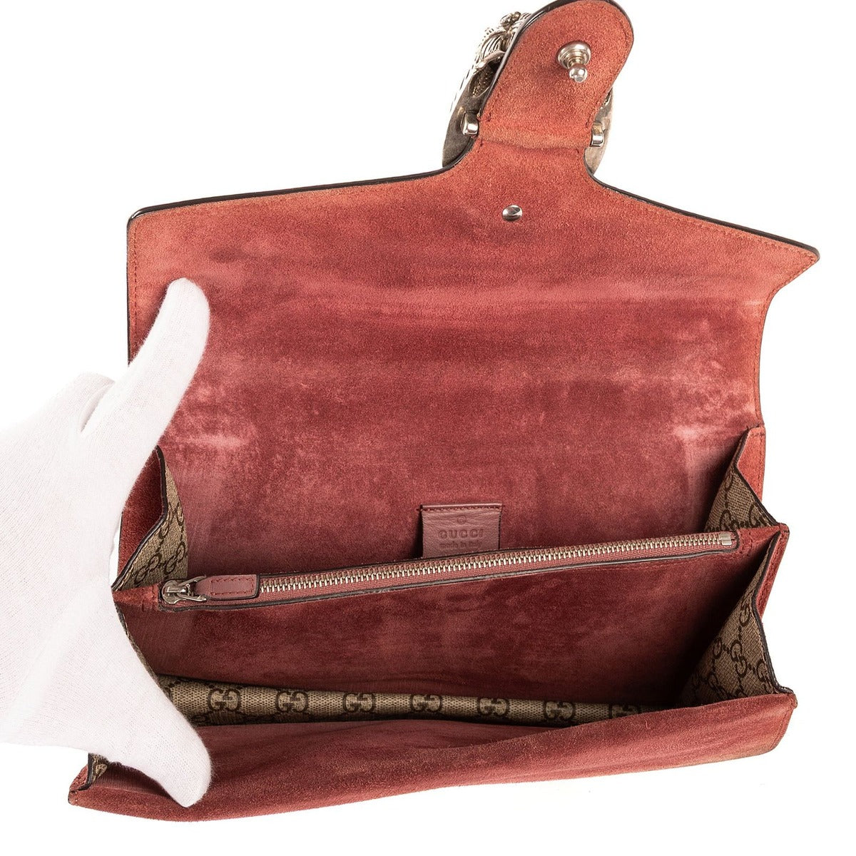 Gucci Blooms Dionysus Beige Burgundy Supreme Canvas — view 9