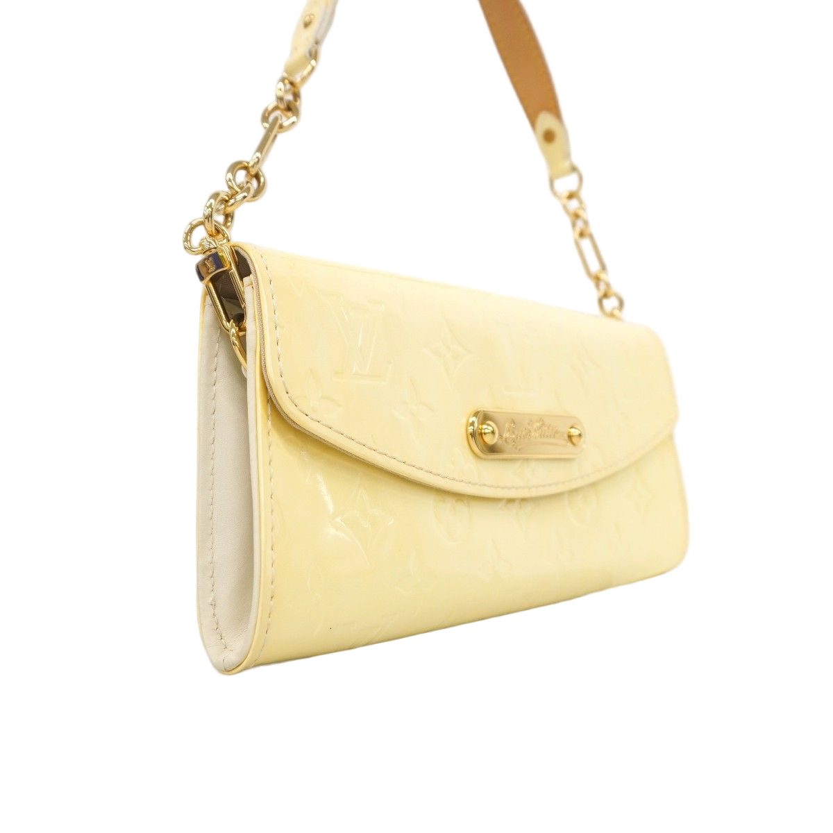 Louis Vuitton Shoulder Wallet Vernis Sunset Blue Bird Loulou — view 2
