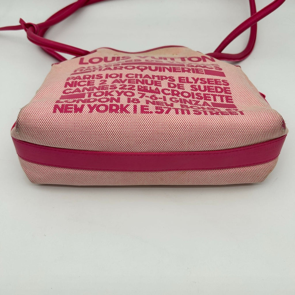 Louis Vuitton Shoulder Bag Rider Cruise Collection Limited Canvas Pink — view 5