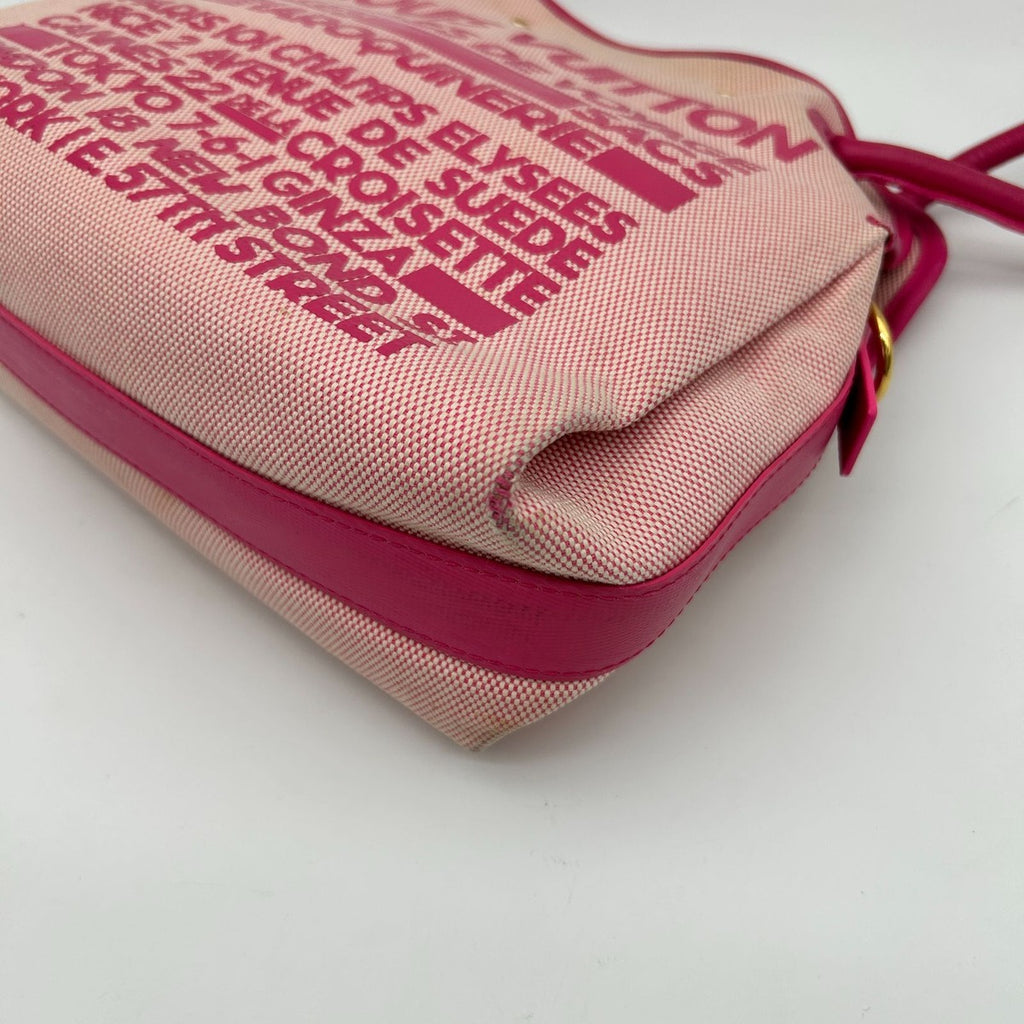 Louis Vuitton Shoulder Bag Rider Cruise Collection Limited Canvas Pink — view 7