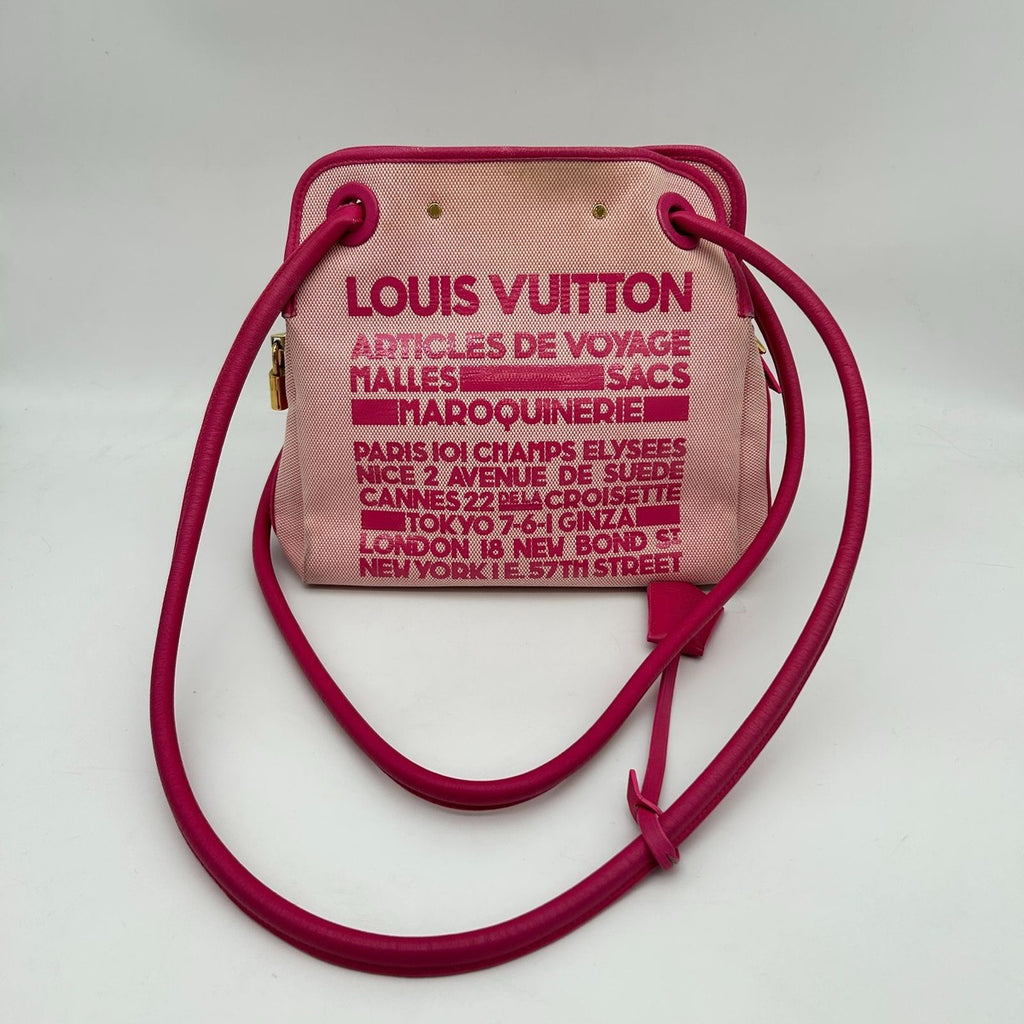 Louis Vuitton Shoulder Bag Rider Cruise Collection Limited Canvas Pink