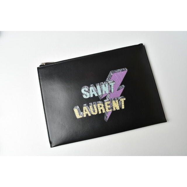 Saint Laurent Ipad Mini Case Clutch Bag Tablet Logo — view 2
