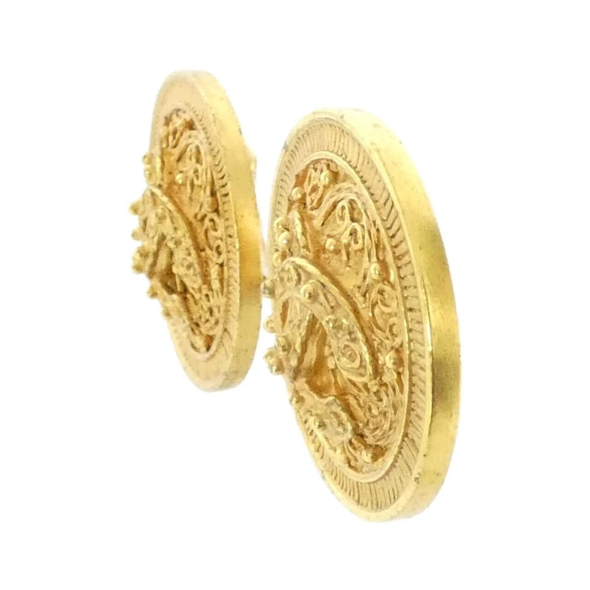 Chanel Vintage Earrings Gold — view 2