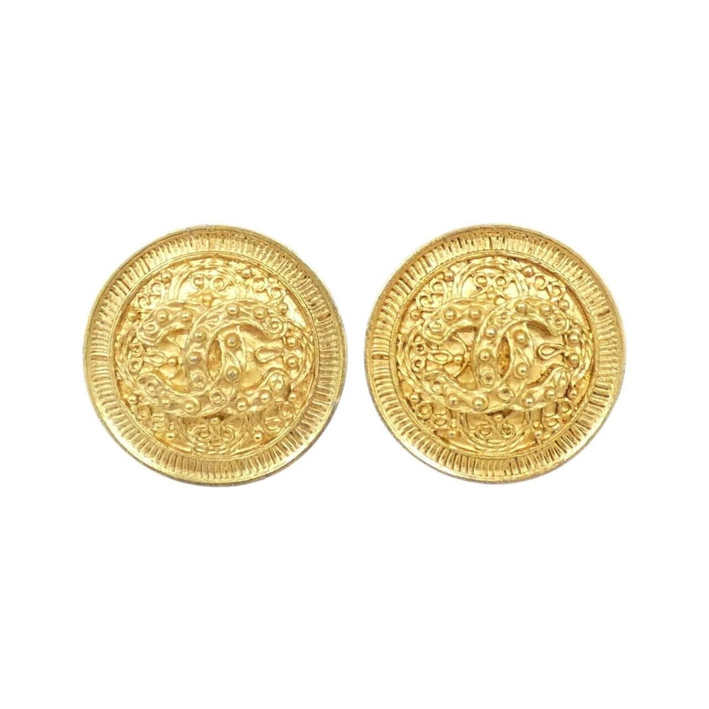 Chanel Vintage Earrings Gold