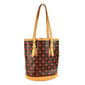 Louis Vuitton Shoulder Bag Bucket PM Monogram Cherry Canvas Red